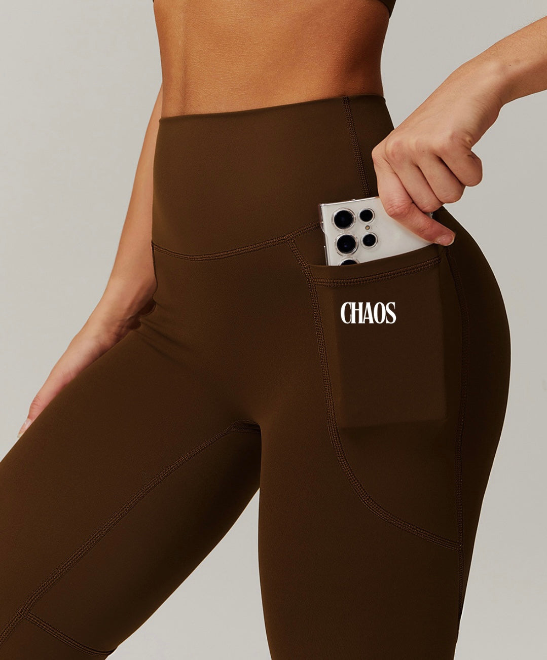 THE MOVE LEGGING – Chocolate Brown